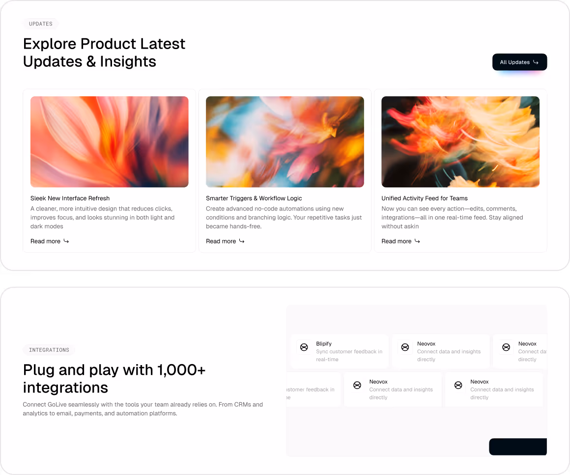 SaaS Startup Webflow Template