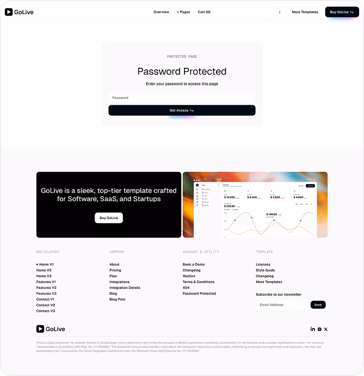SaaS Startup Webflow Template